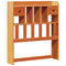 vidaXL Bookcase Bed without Mattress Wax Brown 90x200 cm Solid Wood Pine