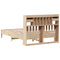 vidaXL Bookcase Bed without Mattress 140x190 cm Solid Wood Pine