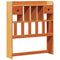 vidaXL Bookcase Bed without Mattress Wax Brown 90x190 cm Single Solid Wood Pine
