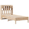 vidaXL Bookcase Bed without Mattress 75x190 cm Small Single Solid Wood Pine