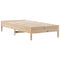 vidaXL Bookcase Bed without Mattress 75x190 cm Small Single Solid Wood Pine