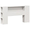 vidaXL Bookcase Bed without Mattress White 160x200cm Solid Wood Pine