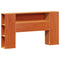 vidaXL Bookcase Bed without Mattress Wax Brown 160x200cm Solid Wood Pine
