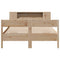 vidaXL Bookcase Bed without Mattress 120x200cm Solid Wood Pine