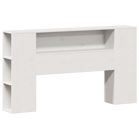 vidaXL Bookcase Bed without Mattress White 120x200cm Solid Wood Pine