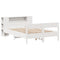 vidaXL Bookcase Bed without Mattress White 140x190cm Solid Wood Pine