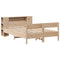 vidaXL Bookcase Bed without Mattress 120x190 cm Small Double Solid Wood Pine
