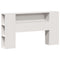 vidaXL Bookcase Bed without Mattress White 120x190 cm Small Double Solid Wood Pine