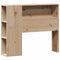 vidaXL Bookcase Bed without Mattress 75x190 cm Small Single Solid Wood Pine