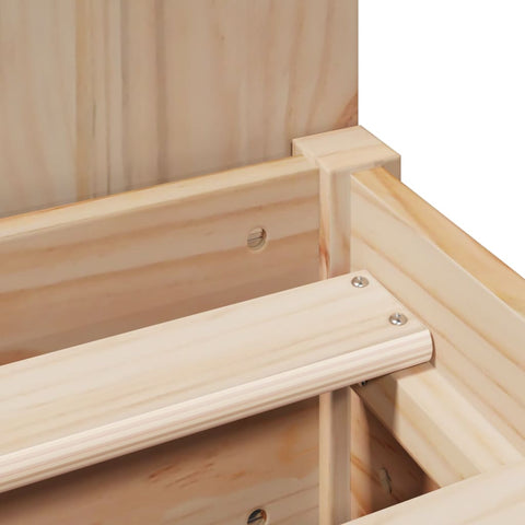 vidaXL Bookcase Bed without Mattress 75x190 cm Small Single Solid Wood Pine