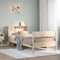 vidaXL Bookcase Bed without Mattress 75x190 cm Small Single Solid Wood Pine