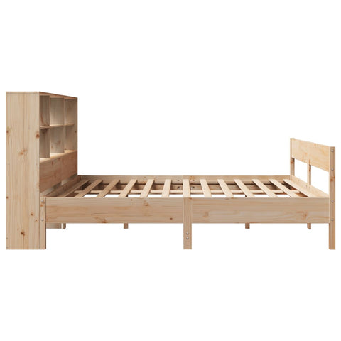 vidaXL Bookcase Bed without Mattress 200x200cm Solid Wood Pine