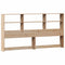 vidaXL Bookcase Bed without Mattress 200x200cm Solid Wood Pine