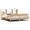 vidaXL Bookcase Bed without Mattress 180x200 cm Super King Solid Wood Pine