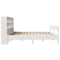 vidaXL Bookcase Bed without Mattress White 160x200cm Solid Wood Pine