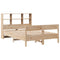 vidaXL Bookcase Bed without Mattress 150x200 cm King Size Solid Wood Pine