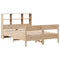 vidaXL Bookcase Bed without Mattress 140x200cm Solid Wood Pine