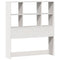 vidaXL Bookcase Bed without Mattress White 90x190 cm Small Single Solid Wood Pine