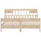 vidaXL Bookcase Bed without Mattress 180x200cm Super King Solid Wood Pine