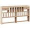 vidaXL Bookcase Bed without Mattress 180x200cm Super King Solid Wood Pine