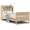 vidaXL Bookcase Bed without Mattress 100x200 cm Solid Wood Pine
