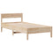 vidaXL Bookcase Bed without Mattress 100x200 cm Solid Wood Pine