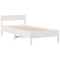 vidaXL Bookcase Bed without Mattress White 90x200 cm Solid Wood Pine