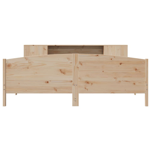 vidaXL Bookcase Bed without Mattress 180x200cm Solid Wood Pine