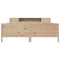 vidaXL Bookcase Bed without Mattress 180x200cm Solid Wood Pine
