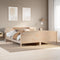 vidaXL Bookcase Bed without Mattress 180x200cm Solid Wood Pine