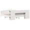 vidaXL Bookcase Bed without Mattress White 180x200cm Solid Wood Pine