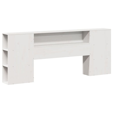 vidaXL Bookcase Bed without Mattress White 180x200cm Solid Wood Pine