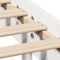 vidaXL Bookcase Bed without Mattress White 180x200cm Solid Wood Pine