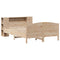 vidaXL Bookcase Bed without Mattress 160x200cm Solid Wood Pine