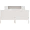 vidaXL Bookcase Bed without Mattress White 160x200cm Solid Wood Pine