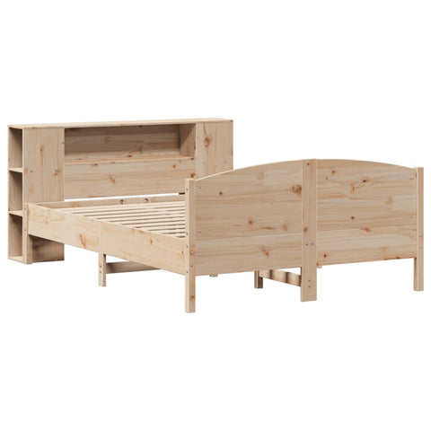 vidaXL Bookcase Bed without Mattress 150x200cm Solid Wood Pine