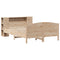 vidaXL Bookcase Bed without Mattress 150x200cm Solid Wood Pine