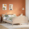 vidaXL Bookcase Bed without Mattress 135x190cm Solid Wood Pine