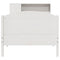 vidaXL Bookcase Bed without Mattress White 100x200cm Solid Wood Pine