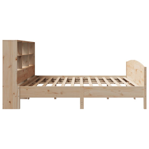 vidaXL Bookcase Bed without Mattress 200x200cm Solid Wood Pine
