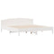 vidaXL Bookcase Bed without Mattress White 180x200 cm Super King Solid Wood Pine