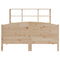vidaXL Bookcase Bed without Mattress 140x200cm Solid Wood Pine