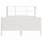 vidaXL Bookcase Bed without Mattress White 120x200cm Solid Wood Pine