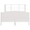 vidaXL Bookcase Bed without Mattress White 140x190cm Solid Wood Pine