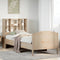vidaXL Bookcase Bed without Mattress 100x200cm Solid Wood Pine
