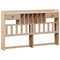 vidaXL Bookcase Bed without Mattress 180x200 cm Super King Solid Wood Pine