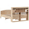 vidaXL Bookcase Bed without Mattress 160x200cm Solid Wood Pine