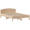 vidaXL Bookcase Bed without Mattress 160x200cm Solid Wood Pine