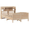 vidaXL Bookcase Bed without Mattress 150x200 cm King Size Solid Wood Pine