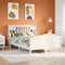 vidaXL Bookcase Bed without Mattress White 150x200 cm King Size Solid Wood Pine